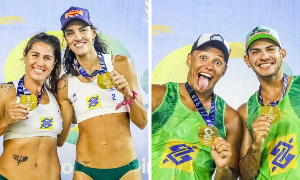 Maria Elisa:Fernanda Berti e Felipe:Patrick vencem Aberto em Natal