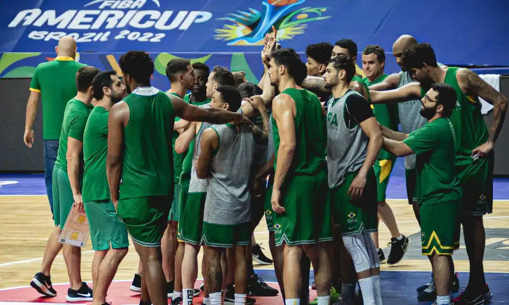 República Dominicana Brasil treino AmeriCup Geraldão basquete seleção masculina