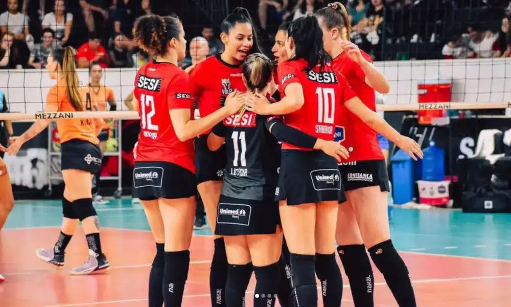 Sesi Bauru novo líder do Paulista de vôlei feminino / Pinheiros vôlei