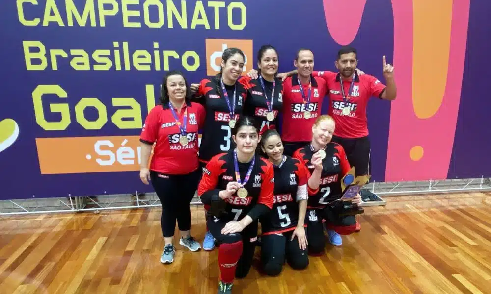 Sesi derrota Cetefe e é campeão brasileiro de goalball