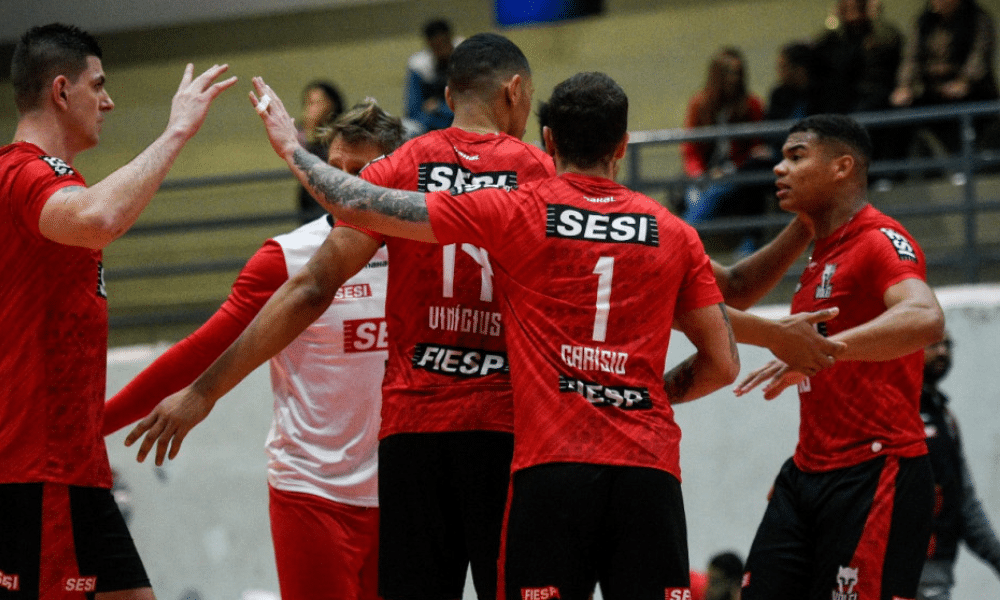 Sesi x Vôlei Guarulhos Campeonato Paulista de vôlei / Superliga Masculina de Vôlei