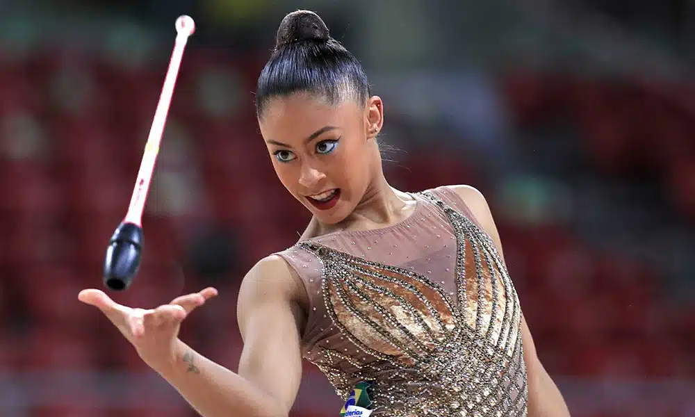 Bárbara Domingos ginástica rítmica mundial de ginástica rítmica maças