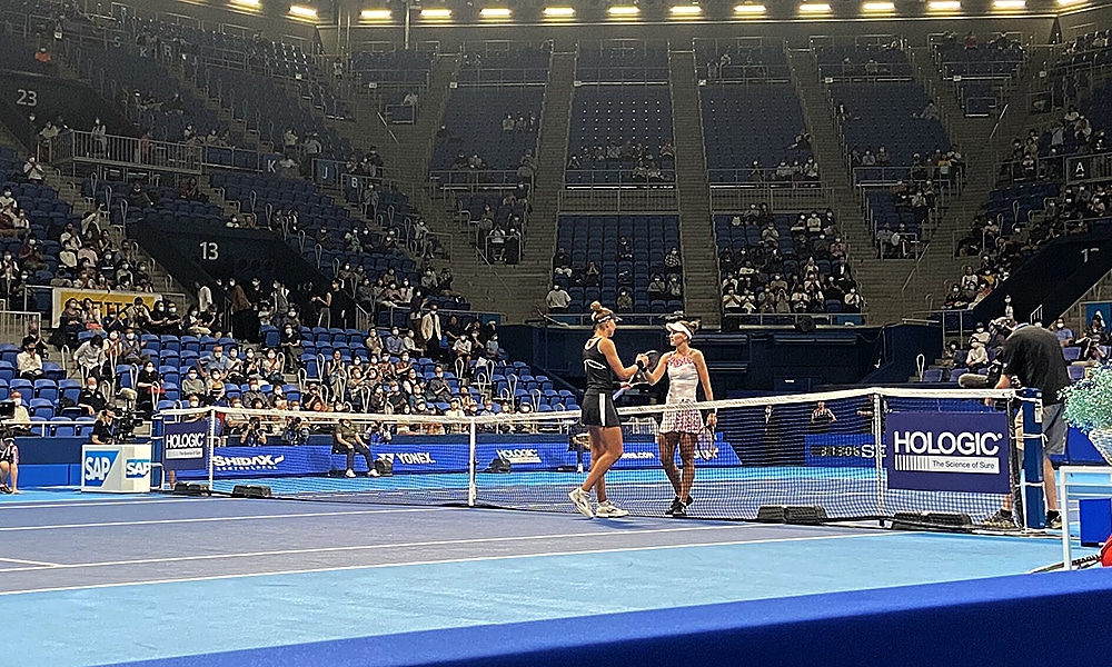 Bia Haddad Maia Beatriz Haddad Maia Bia Haddad tênis WTA WTA 500 de Tóquio russa Veronika Kudemertova