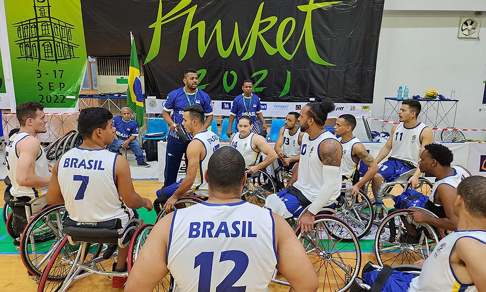 Brasil Canadá Mundial Sub-23 Basquete em Cadeira de Rodas França Espanha