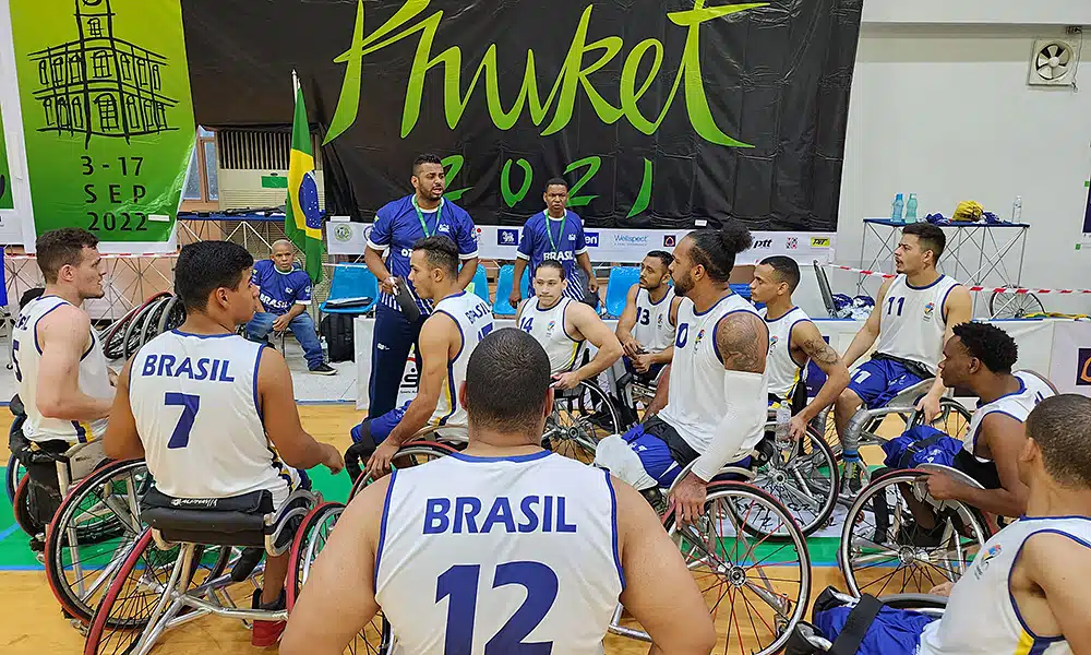 Brasil Canadá Mundial Sub-23 Basquete em Cadeira de Rodas França Espanha