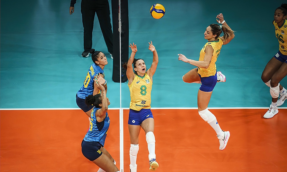 Brasil Colômbia Mundial de vôlei feminino