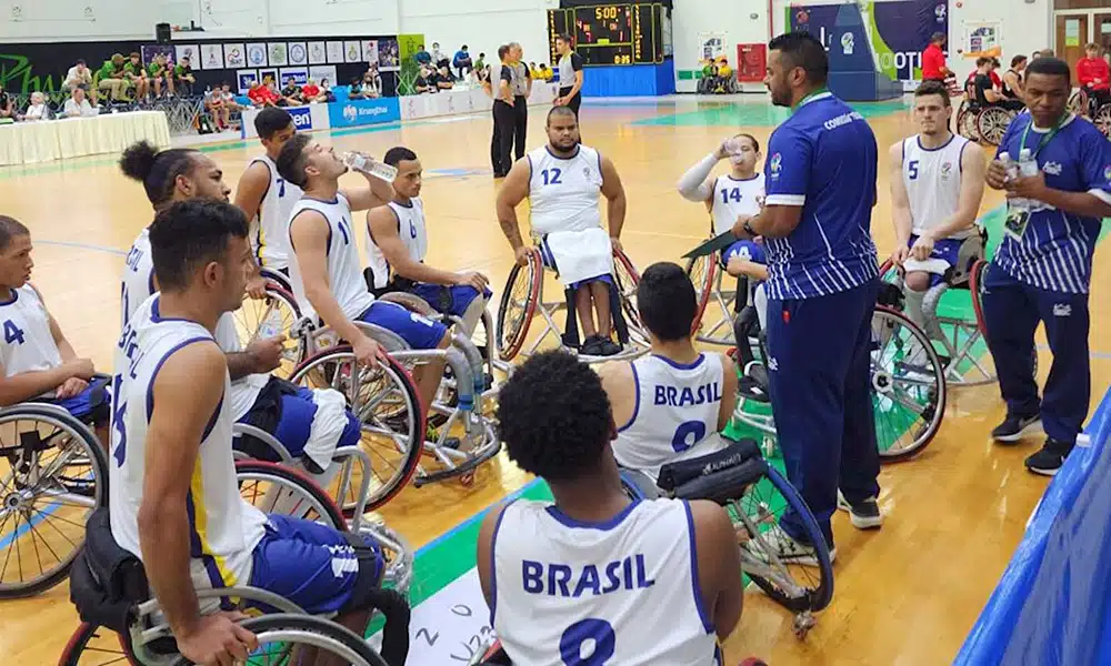 Brasil Canadá Mundial Sub-23 Basquete em Cadeira de Rodas França