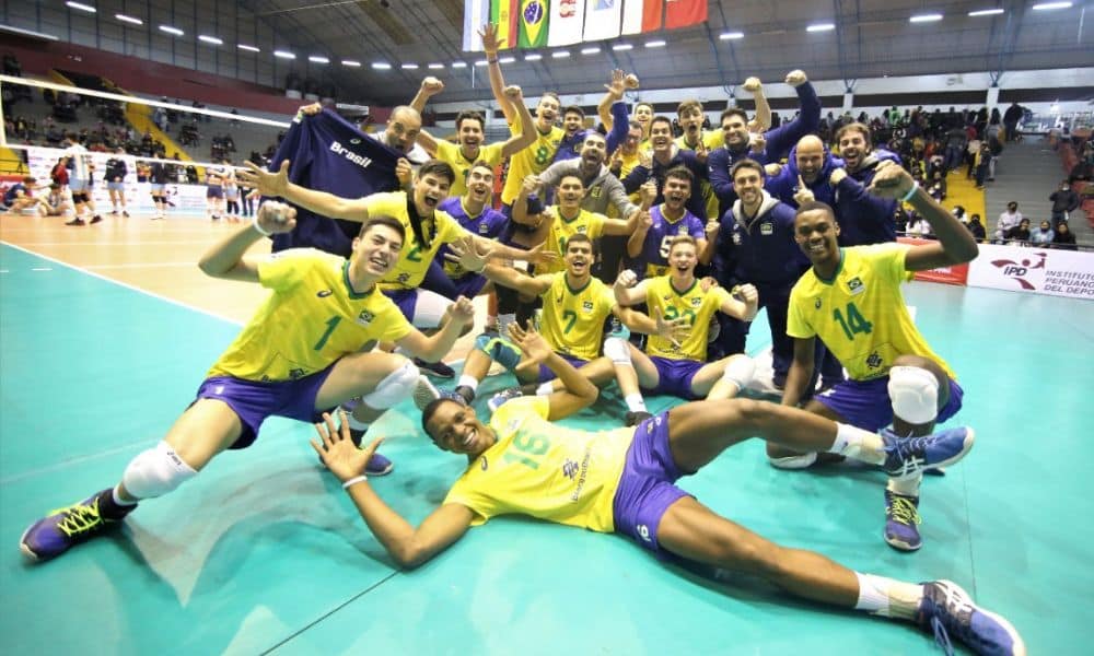 Brasil x Argentina Sul-Americano sub-21 de vôlei