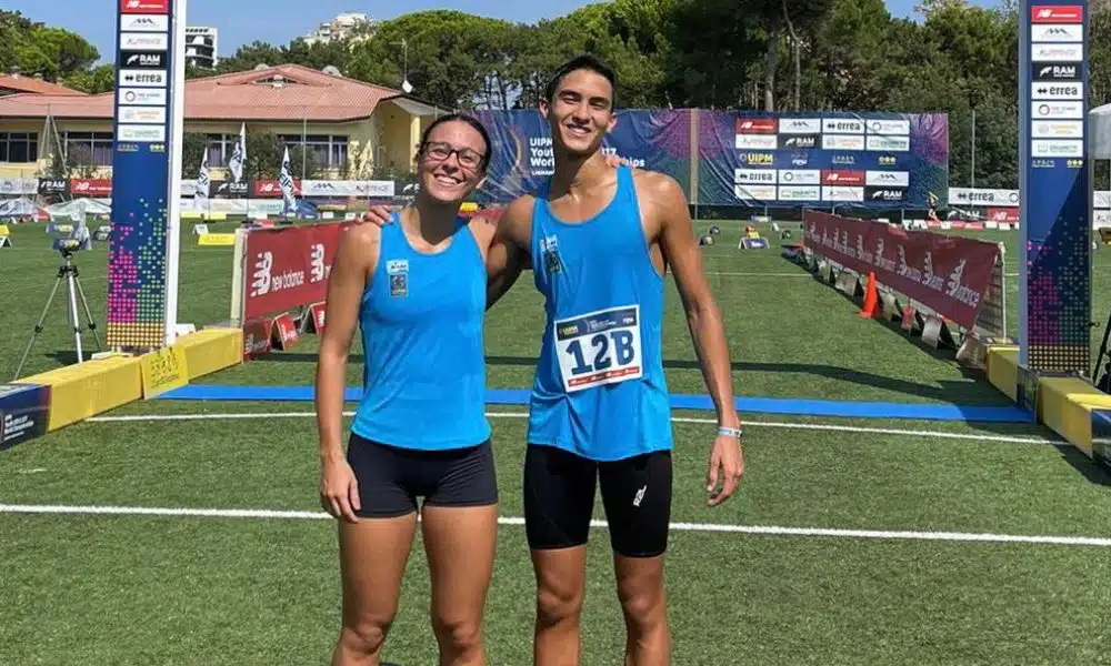 João Victor Acioly Marcela Mello pentatlo moderno mundial sub-19 de pentatlo moderno revezamento misto 4º lugar
