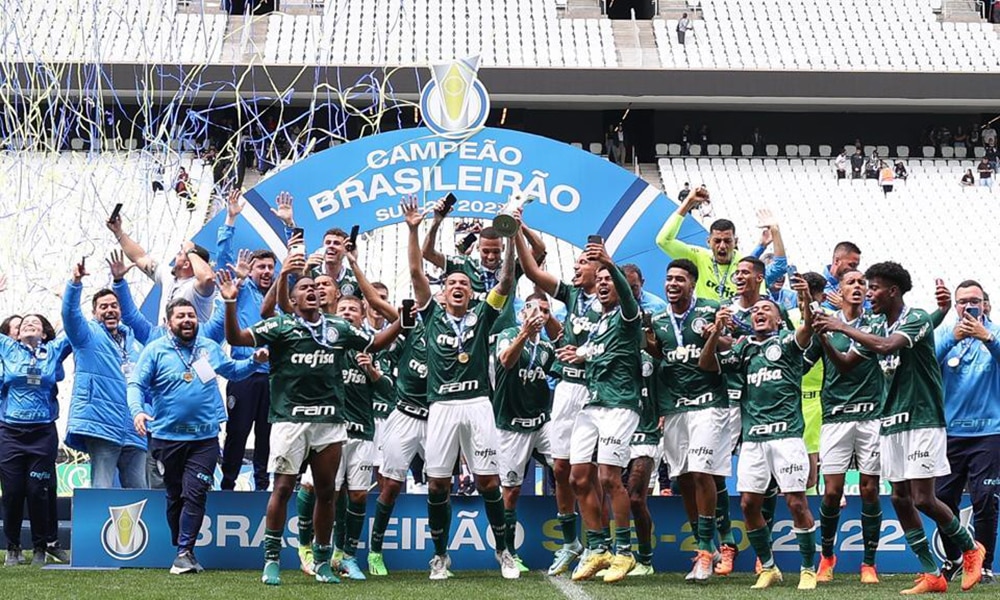Endrick palmeiras campeão brasileiro sub-20 futebol campeão corinthians