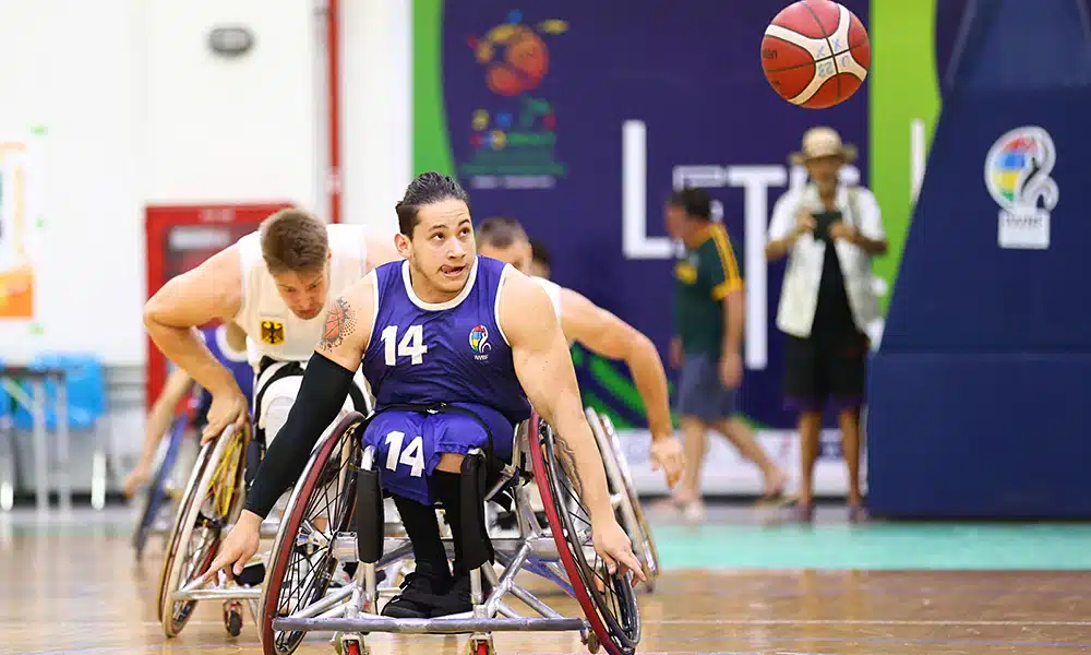 Sérgio Júnior basquete em cadeira de rodas Brasil Alemanha Mundial Sub-23 Basquete em Cadeira de Rodas
