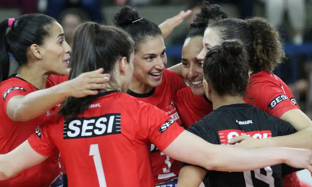 Sesi Bauru x Barueri Campeonato Paulista de vôlei feminino São Caetano