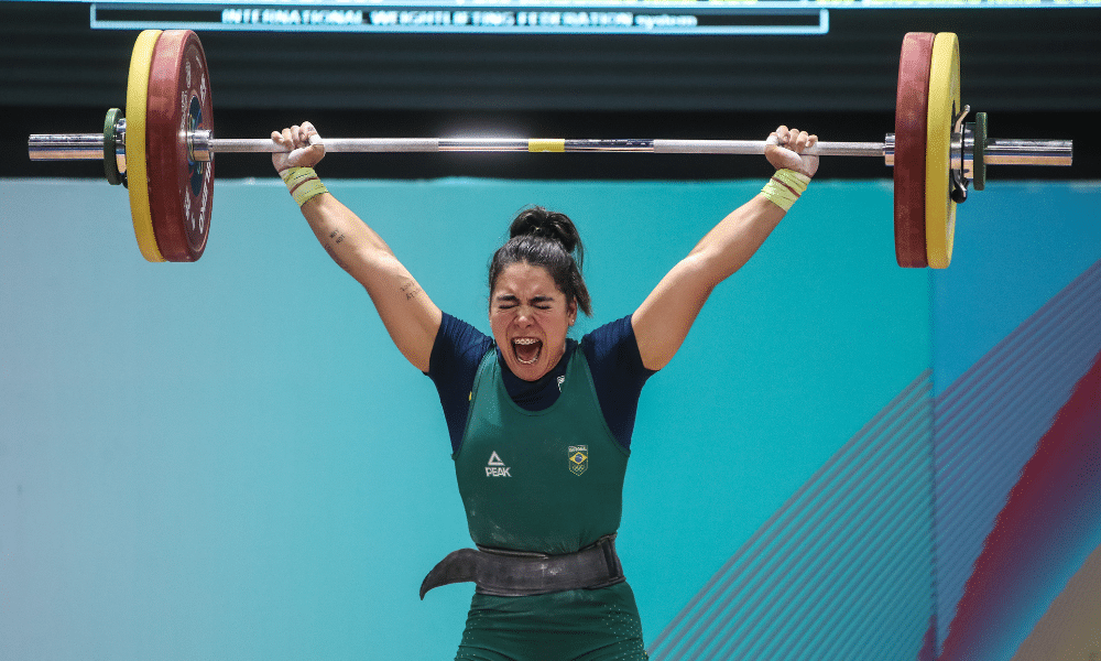Amanda Schott levantamento peso Assunção 2022