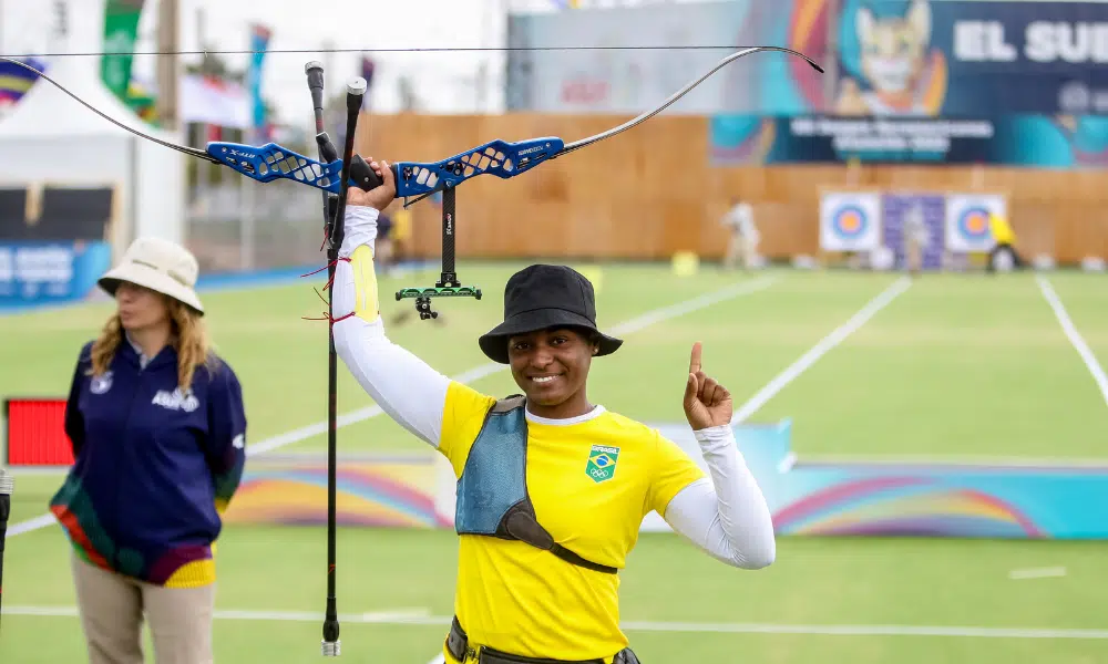 Ane Marcelle dos Santos tiro com arco Assunção 2022