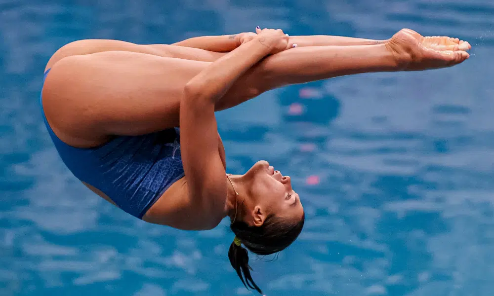 Anna Lúcia Santos no Mundial de Esportes Aquáticos de Fukuoka, saltos ornamentais