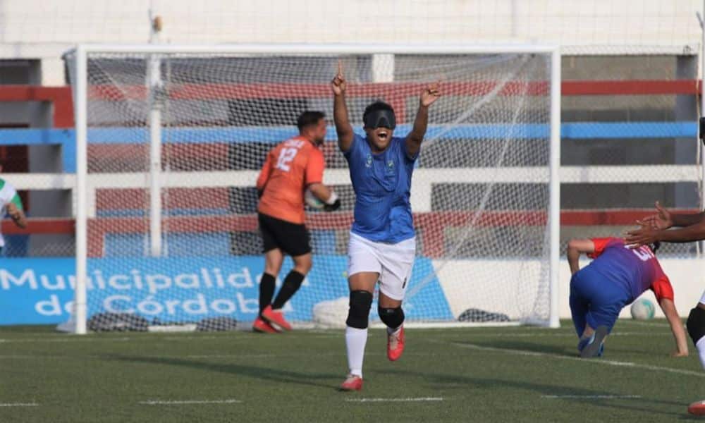 BRASIL GOLEIA CHILE NA COPA AMÉRICA DE FUTEBOL DE CEGOS E GARANTE VAGA NOS JOGOS PARAPAN-AMERICANOS DE SANTIAGO-2023 (RENAN CACIOLI)