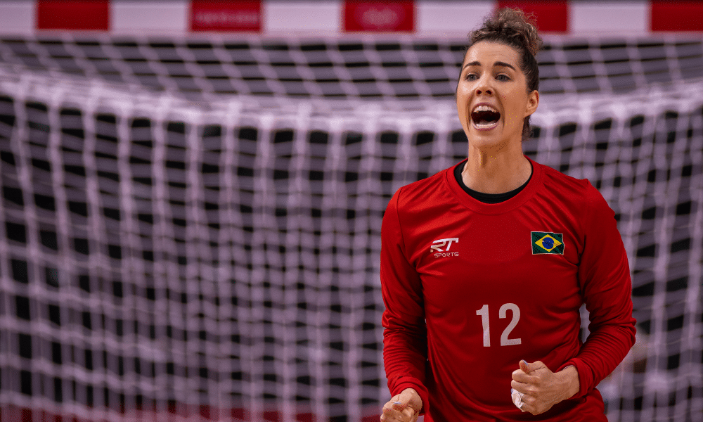 Babi Arenhart Brasil Holanda handebol