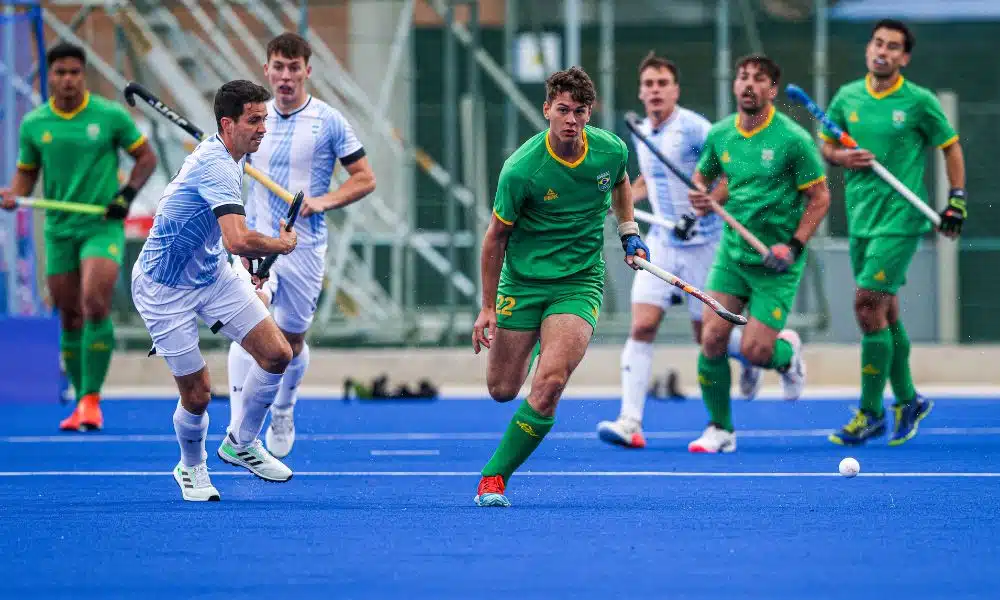 Brasil brasileiros semifinal Argentina Hóquei sobre a grama jogos sul americanos de assunção 2022