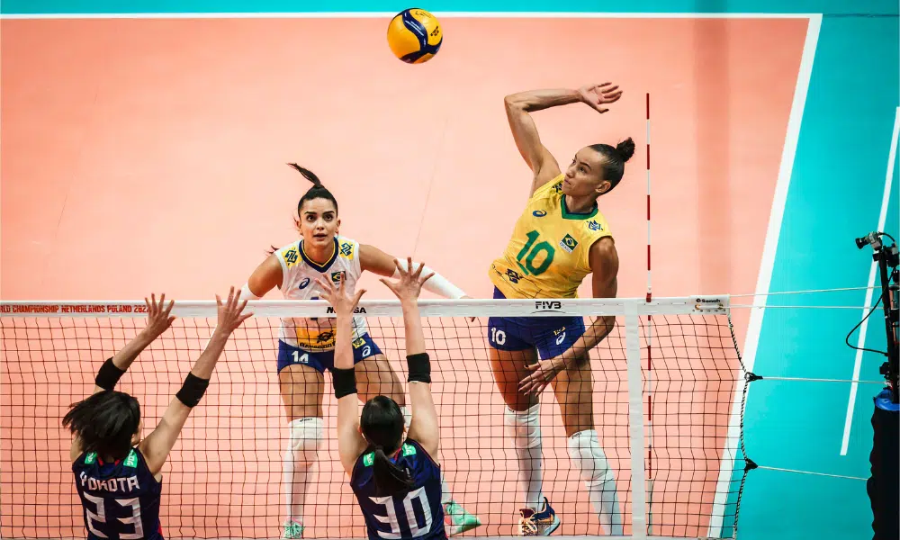 Gabi Brasil x Japão TAbela do Mundial de vôlei feminino