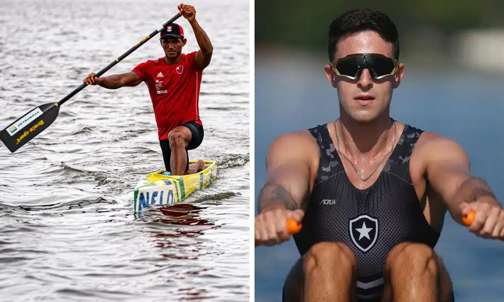 Isaquias Queiroz Lucas Vertheim remo canoagem na lagoa rodrigo de freitas
