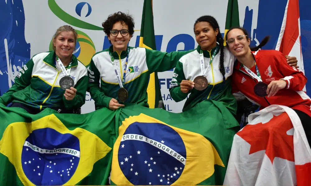 Pódio Regional das Américas de paraesgrima