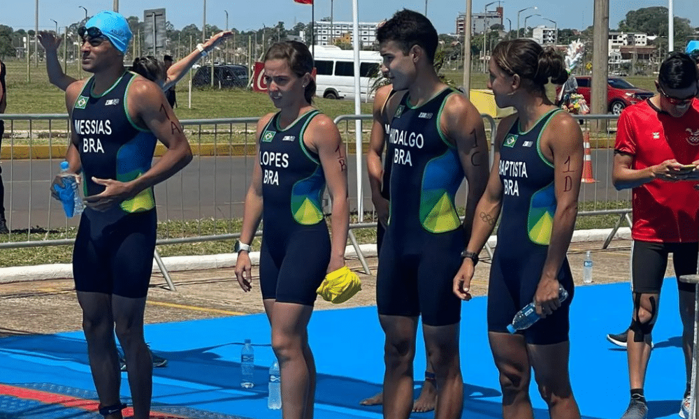 Revezamento Brasil triatlo Assunção 2022