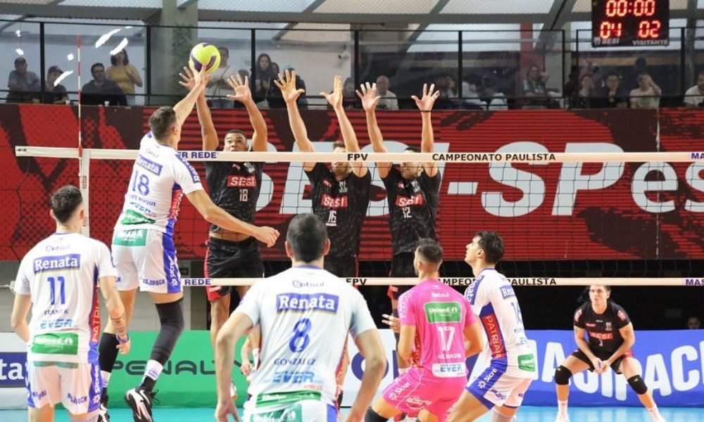Sesi SP Vôlei Renata Campinas Campeonato Paulista de Vôlei masculino 2022 ao vivo