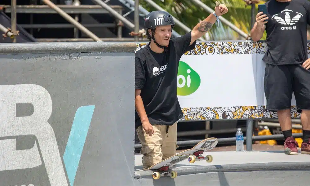 Vinícius Sardi campeão do paraskate park no STU Open Rio