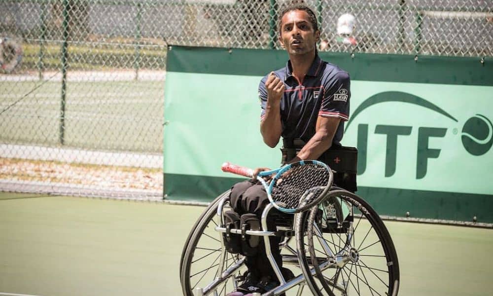 Ymanitu Silva Brasil Master de Tênis em cadeira de rodas tênis em CR