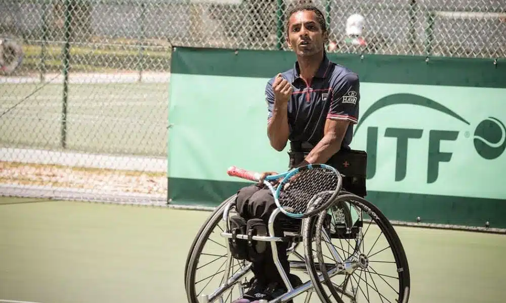 Ymanitu Silva Brasil Master de Tênis em cadeira de rodas tênis em CR