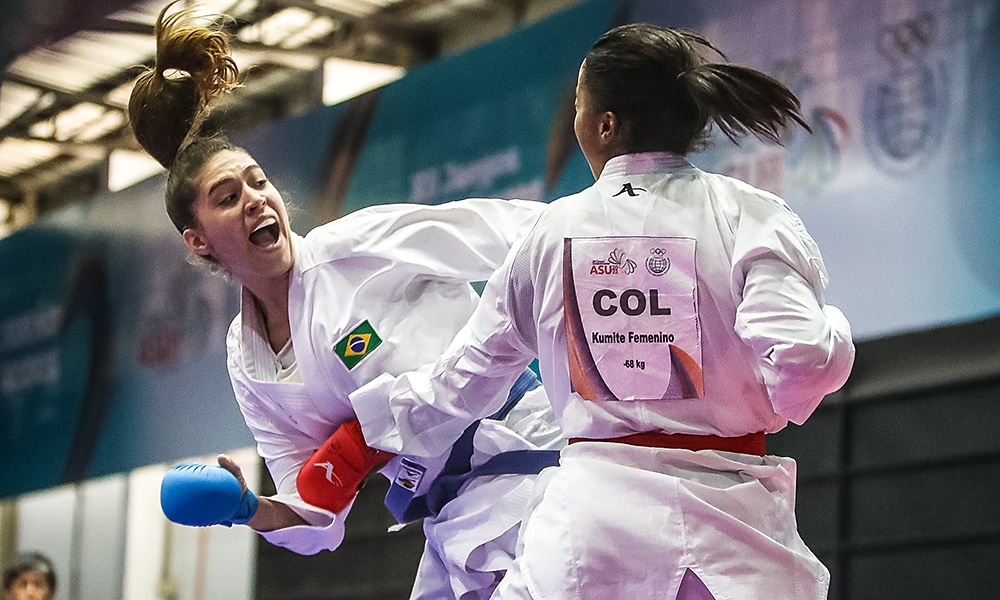 Anna Laura Prezzoti ouro caratê Jogos Sul-Americanos