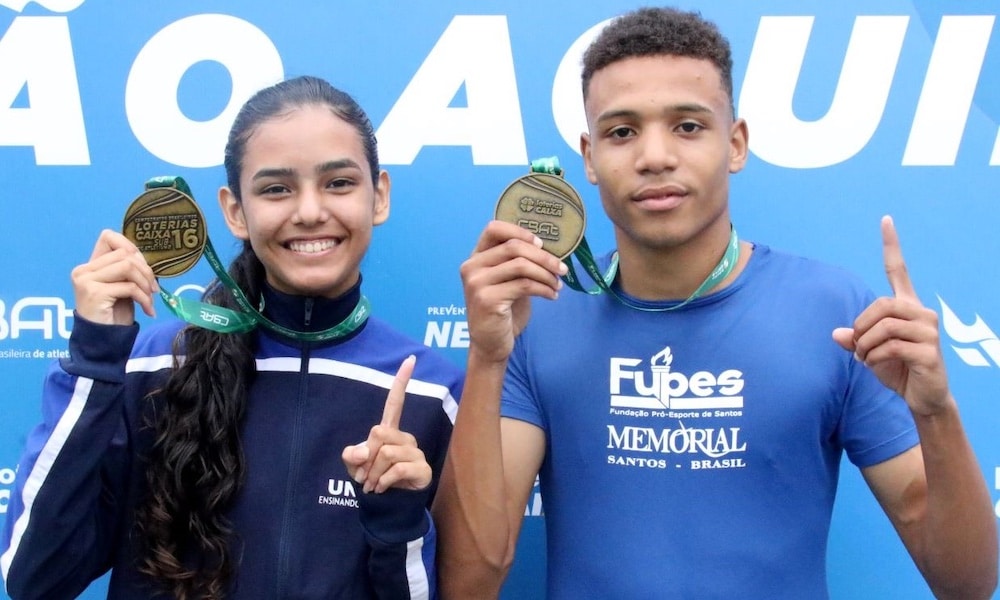 Moana Barroso Endrick de Oliveira atletismo sub-16