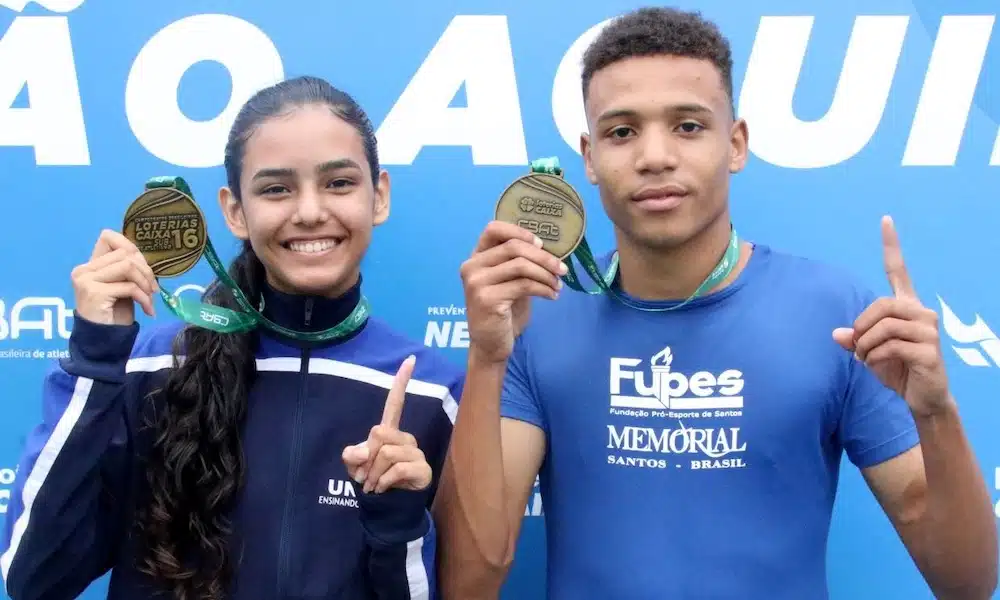Moana Barroso Endrick de Oliveira atletismo sub-16