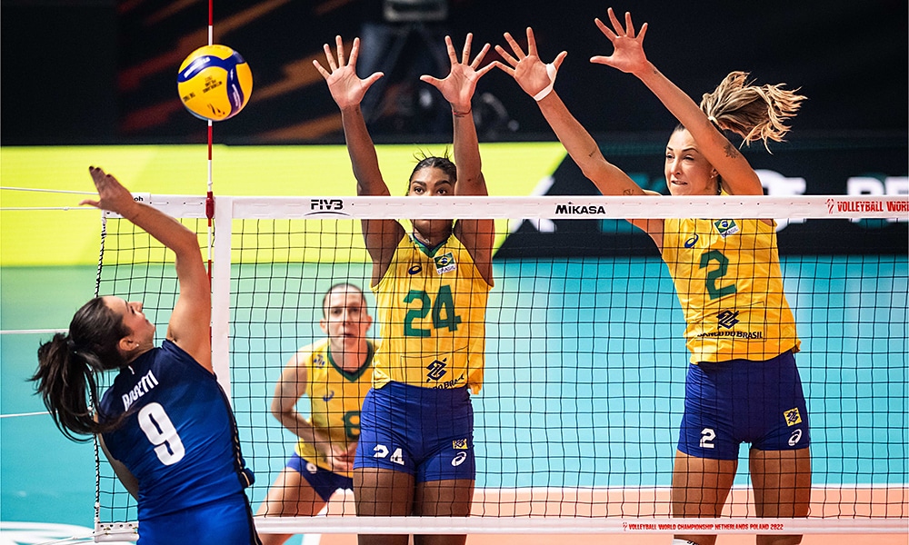 Carol Gattaz Lorenne Brasil Mundial de Vôlei feminino itália semifinal final