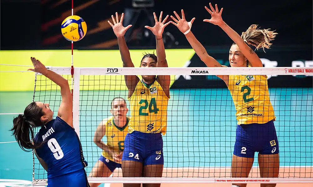 Carol Gattaz Lorenne Brasil Mundial de Vôlei feminino itália semifinal final
