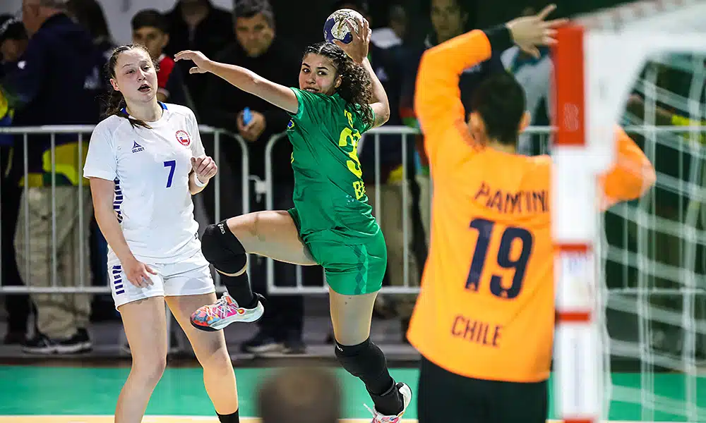 Fernanda Lima handebol feminino brasil seleção brasileira de handebol feminino bolívia Jogos Sul Americanos de Assunção chile