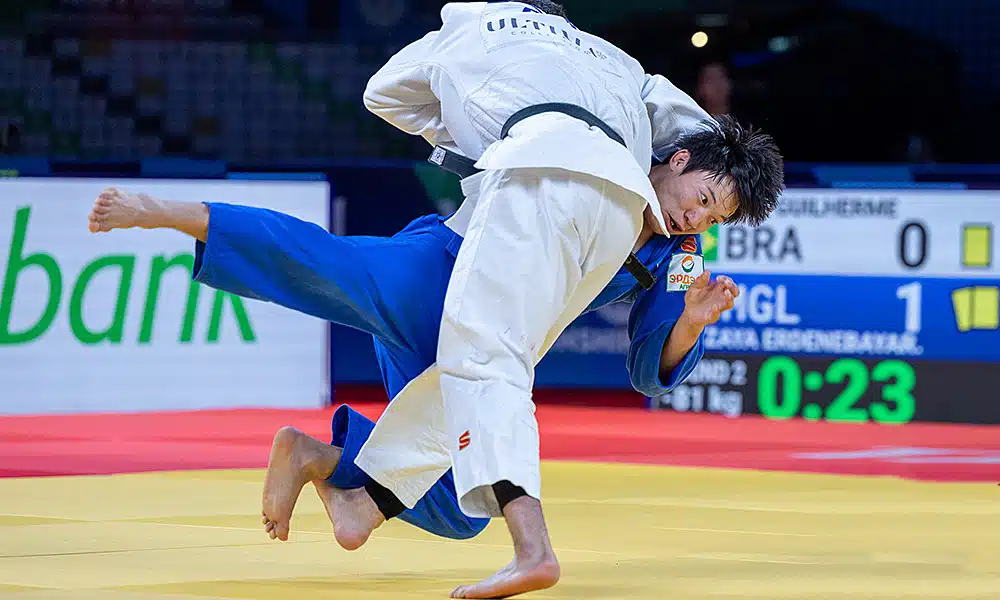Guilherme Schimidt judô oitavas de final Mundial de Judô Ketleyn Quadros