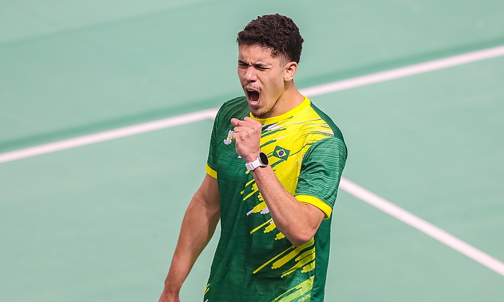 Jonathan Matias badminton Jogos Sul-Americanos Assunção Brasil medalha de ouro ouros