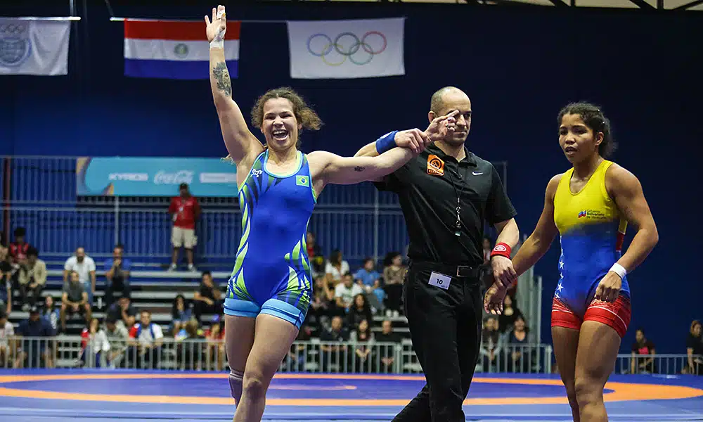 Laís Nunes Wrestling jogos sul-americanos