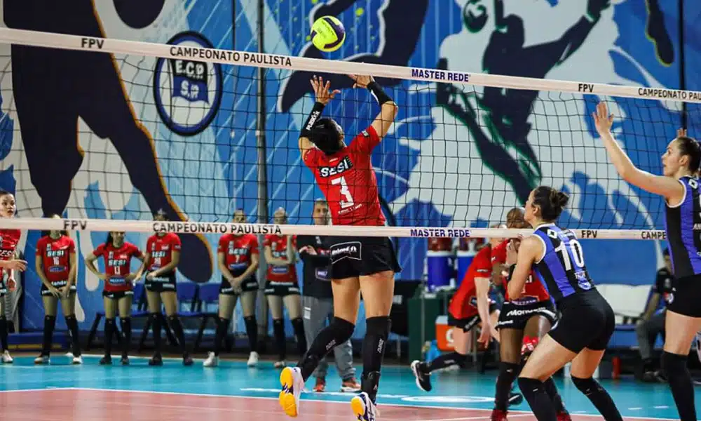 AO VIVO: Sesi Bauru x Pinheiros na 2ª final do Paulista de vôlei feminino