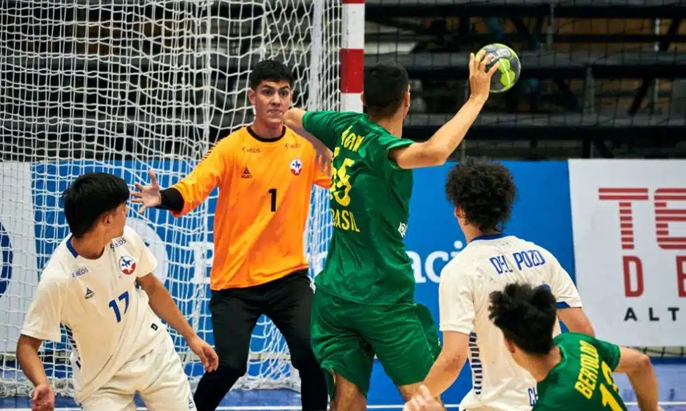 Brasil Sul-Centro Americano de handebol 2022 Seleções juvenis de Brasil e Chile