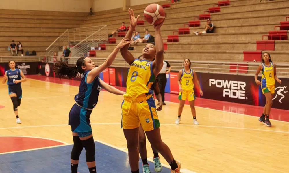 Brasil Uruguai Sul-Americano sub-15 de basquete feminino