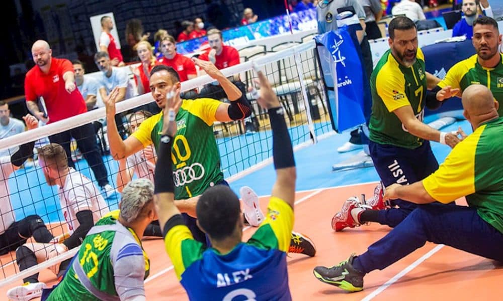 Brasil no Campeonato Mundial de vôlei sentado / Foto: Divulgação/World ParaVolley
