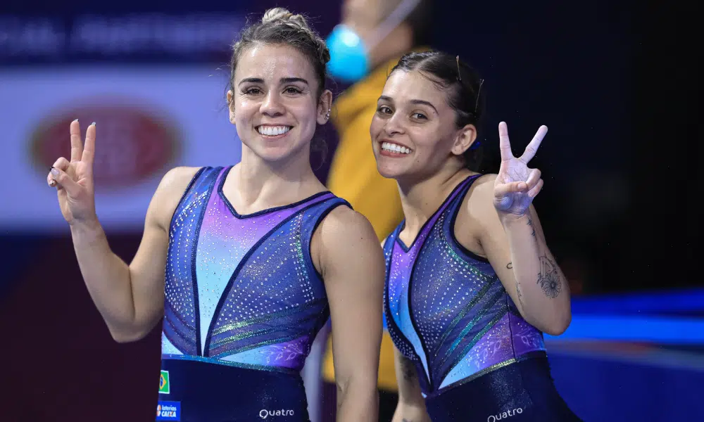 Camilla Lopes e Alice Gomes Mundial de ginástica de trampolim / Copa do Mundo Baku