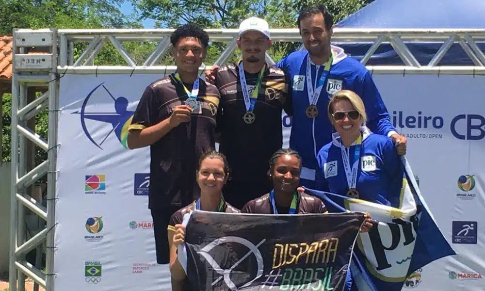 Campeonato Brasileiro de tiro com arco - Disputa por equipes mista (pódio arco recurvo)