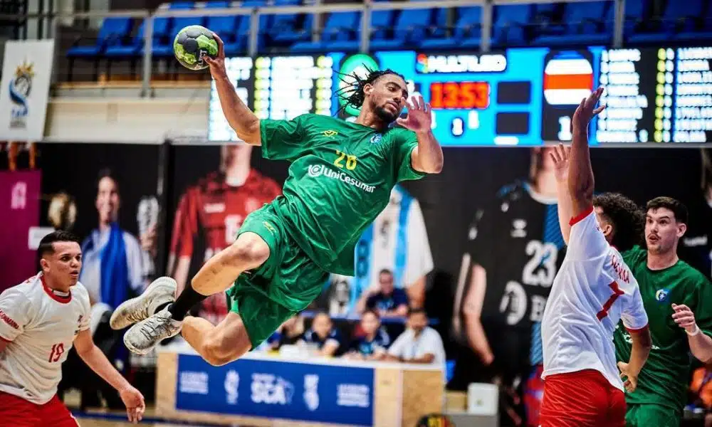 Campeonato Sul-Centro Americano de Seleções de handebol Brasil seleção júnior de handebol contra a Costa Rica