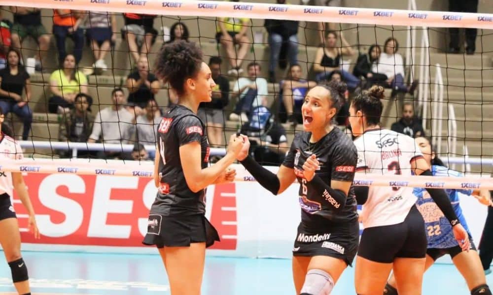 No tiebreak, Sesi Bauru bate Sesc Flamengo na Superliga Feminina