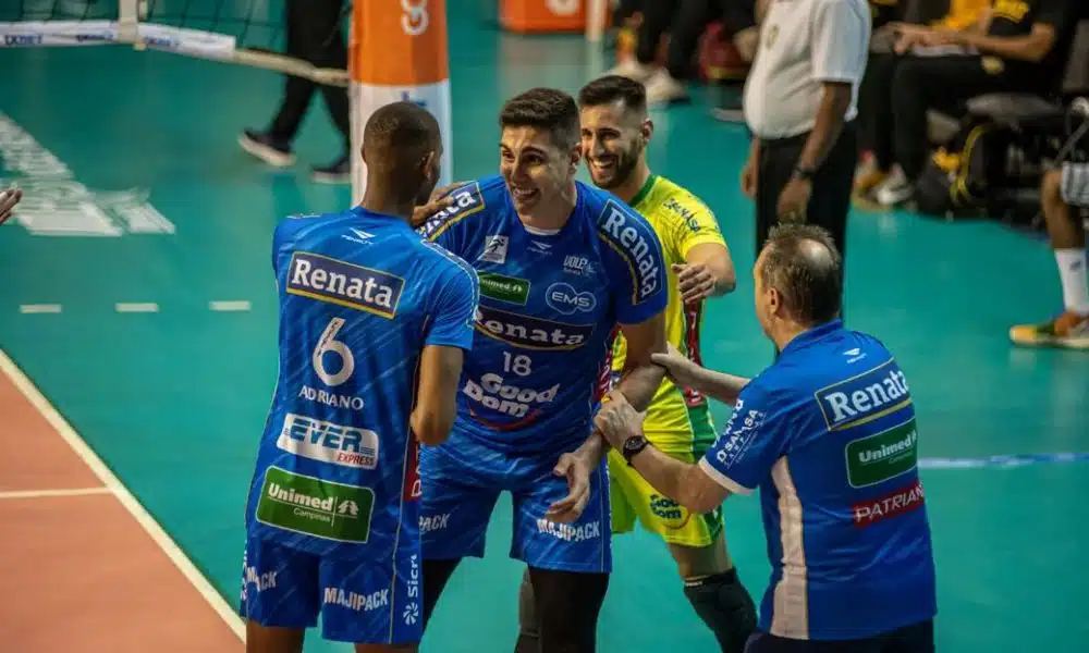 Vôlei Renata Campinas X Guarulhos Superliga Masculina de vôlei 2022-20223