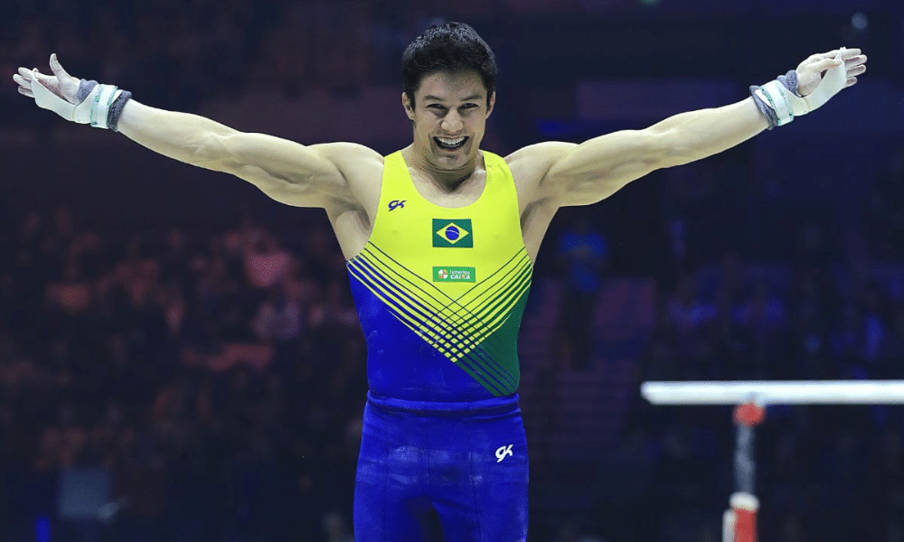 Arthur Nory final barra fixa Mundial de ginástica artística (Foto: Ricardo Bufolin/CBG)