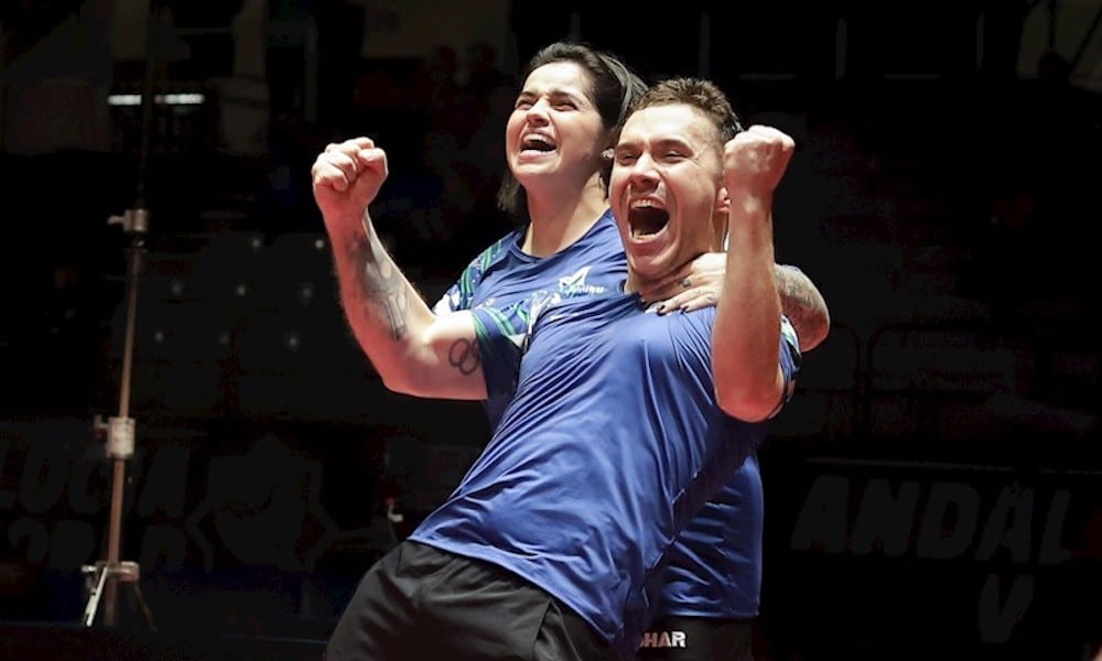 Bruna Alexandre Paulo Salmin tênis de mesa paralímpico